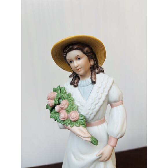 Homco Home Interiors Victorian Lady Woman Figurine Charlotte Rose #1468 - Picture 7 of 12